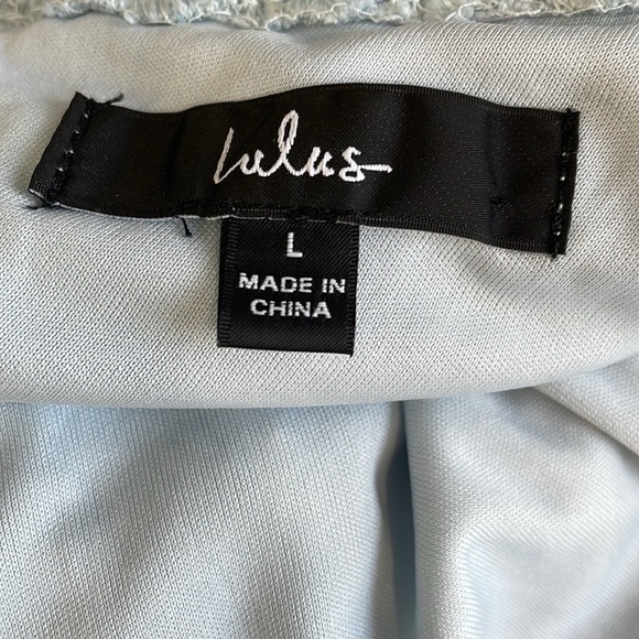 Lulus Romance Language Light Blue Backless Lace Dress - Picture 10 of 11